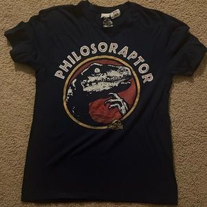 Philosoraptor shirt from Jurassic park